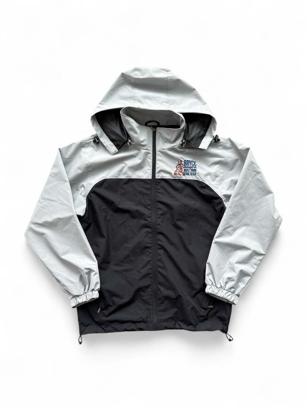 Cheneral Bryce Canyon National Park Colorblock Hooded Windbreaker Jacket